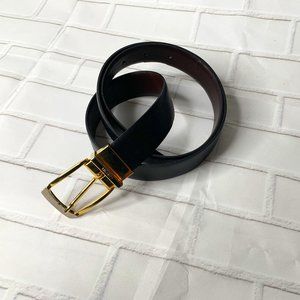 Mens Pierre Cardin Italian Leather Mens Belt Reversible Brown /Black  Go…Sz 38